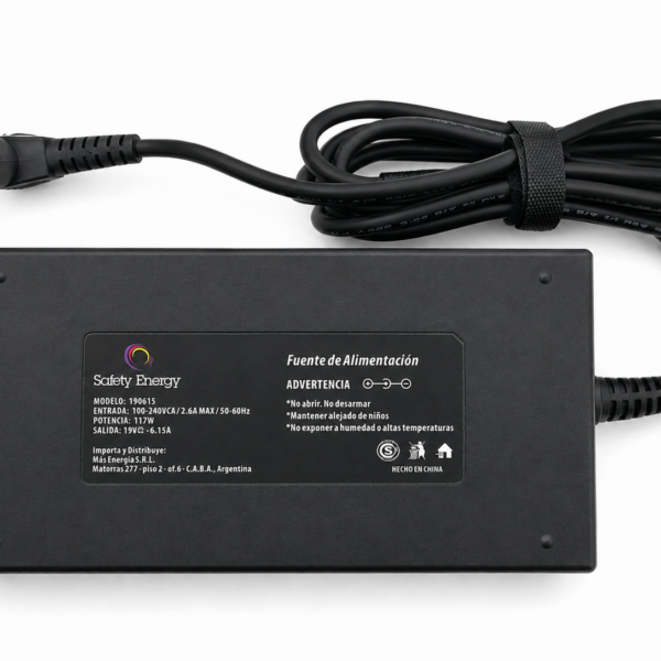 Cargador Para Notebook Asus Lenovo 19v 6.15a 117w Pin:5.5x2.5mm