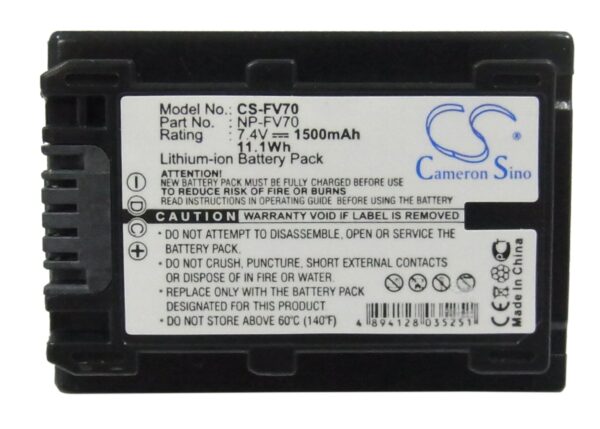 Bateria SONY NP-FV70
