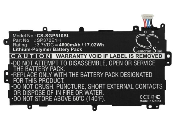 Bateria SAMSUNG GALAXY TAB GT-N5120 SP3770E1H