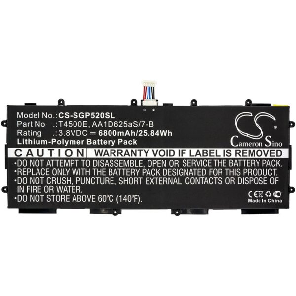 Bateria SAMSUNG GALAXY TAB 3 10.1 GT-P5210 T4500E
