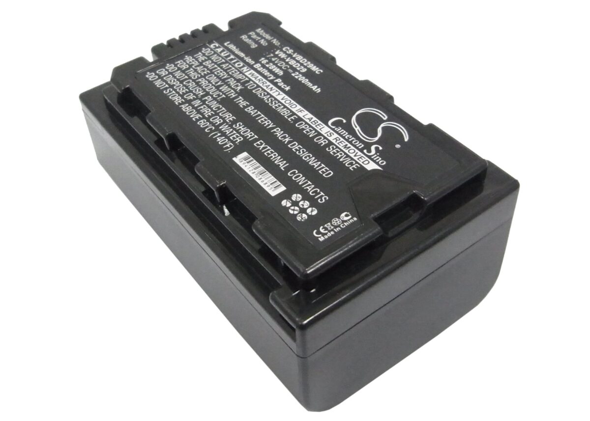 Batería Para Panasonic Vw-vbd29