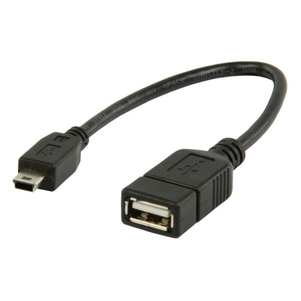 Cable USB OTG Mini USB Macho - USB Hembra