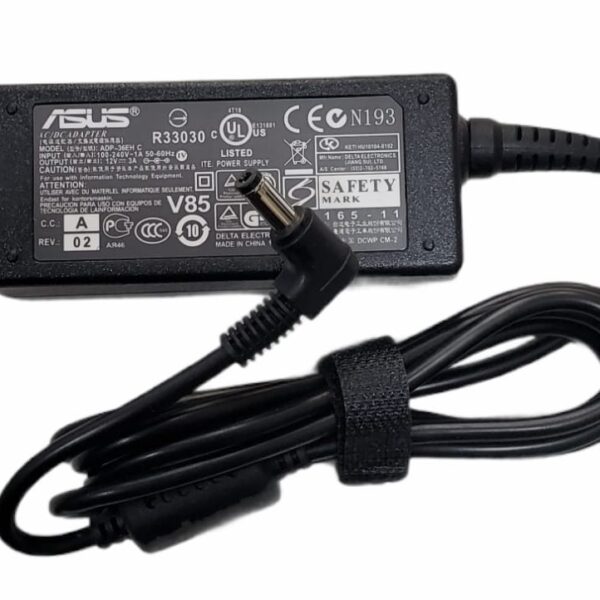 CARGADOR NOTEBOOK ASUS as23 12V / 3WH / 36W PIN: 4.8X1.7mm