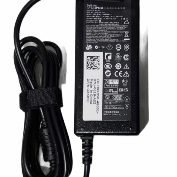 Cargador Para Notebook Dell 19.5v 3.34a 65w Pin: 7.4X5.0mm Original