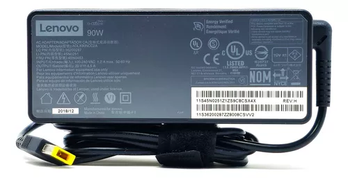 Cargador Para Notebook Lenovo 20v 4.5a 90w Pin: Rectangular Original