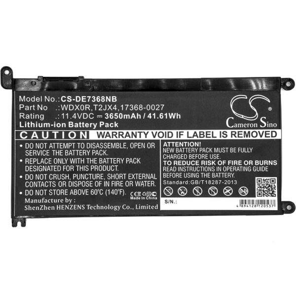 BATERIA NOTEBOOK DELL DELL INSPIRON 13 7368 DE7368NB/G