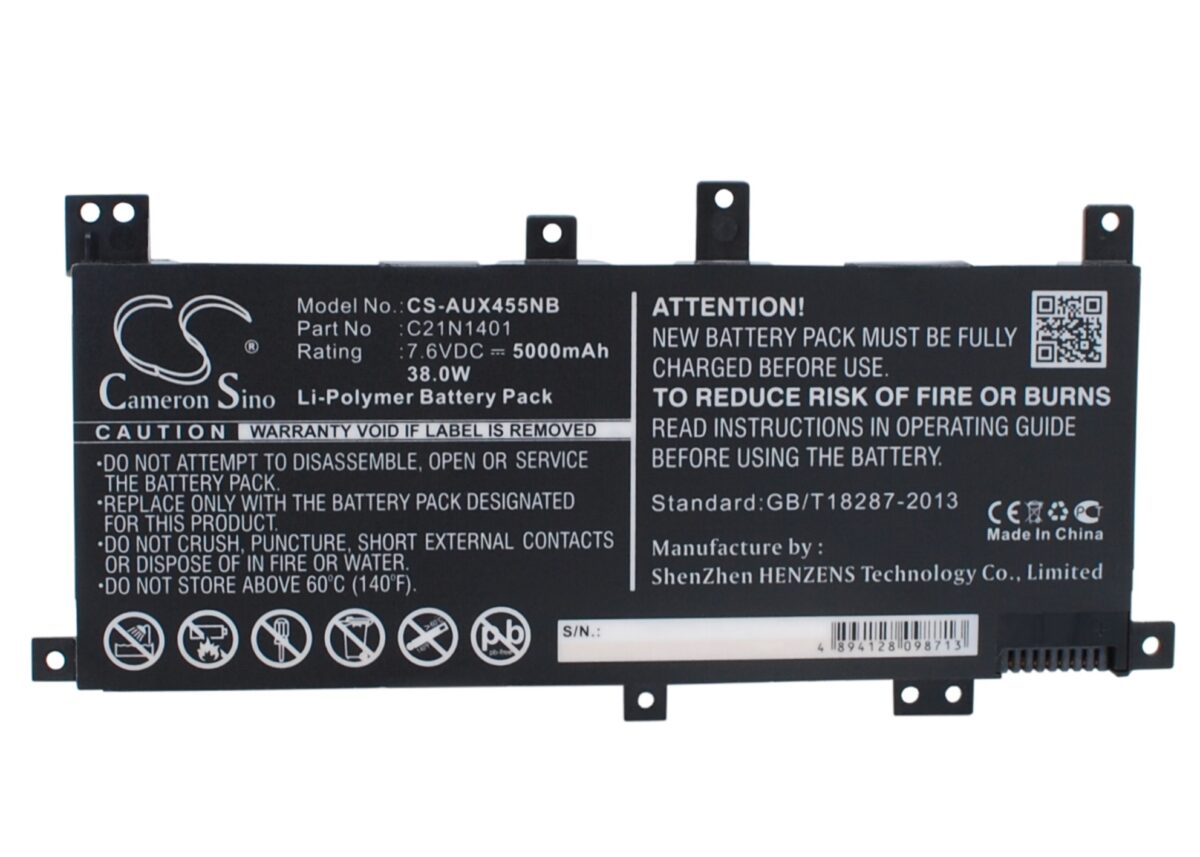 Batería Para ASUS X455LA C21N1401