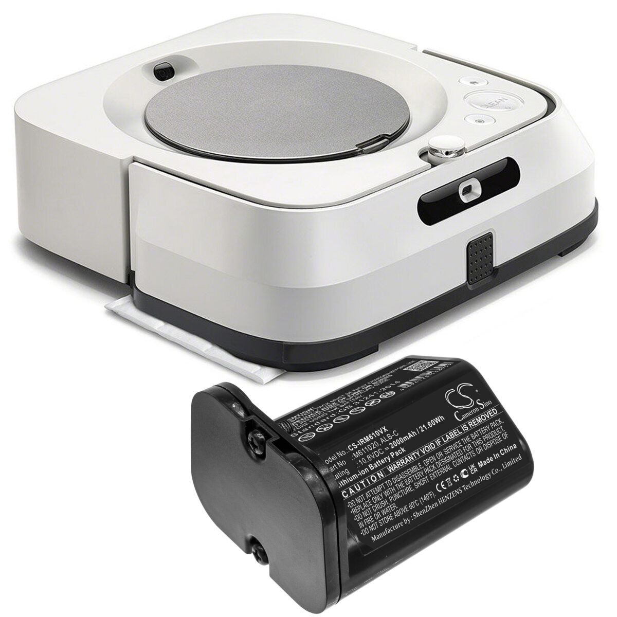 Batería para Aspiradora iRobot Braava Jet M6 ALB-C - Image 2