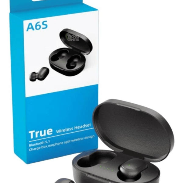 Auriculares A6S TWS Bluetooth 5.0 con Estuche de Carga – Sonido Estéreo