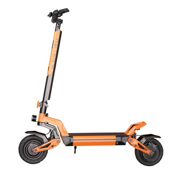 Monopatin Electrico Todoterreno con doble tracción, 2400W , scooter plegable, scooter eléctrico