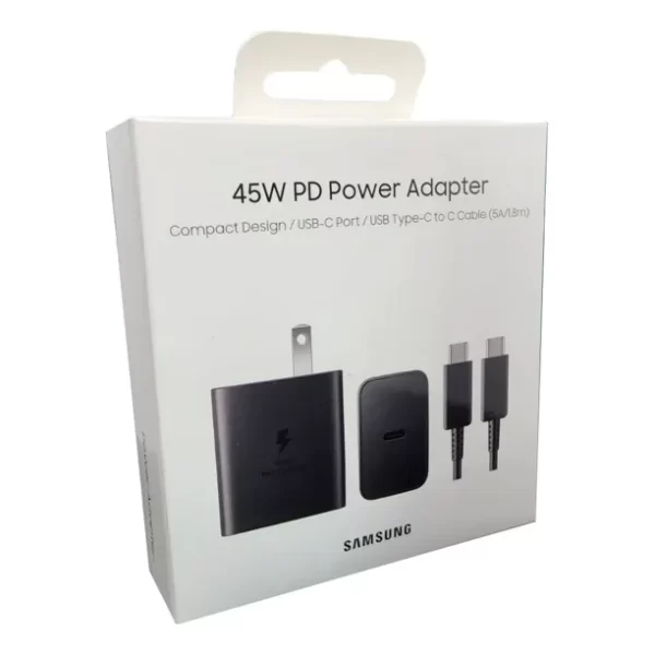 Cargador Rápido Samsung 45W USB-C Original