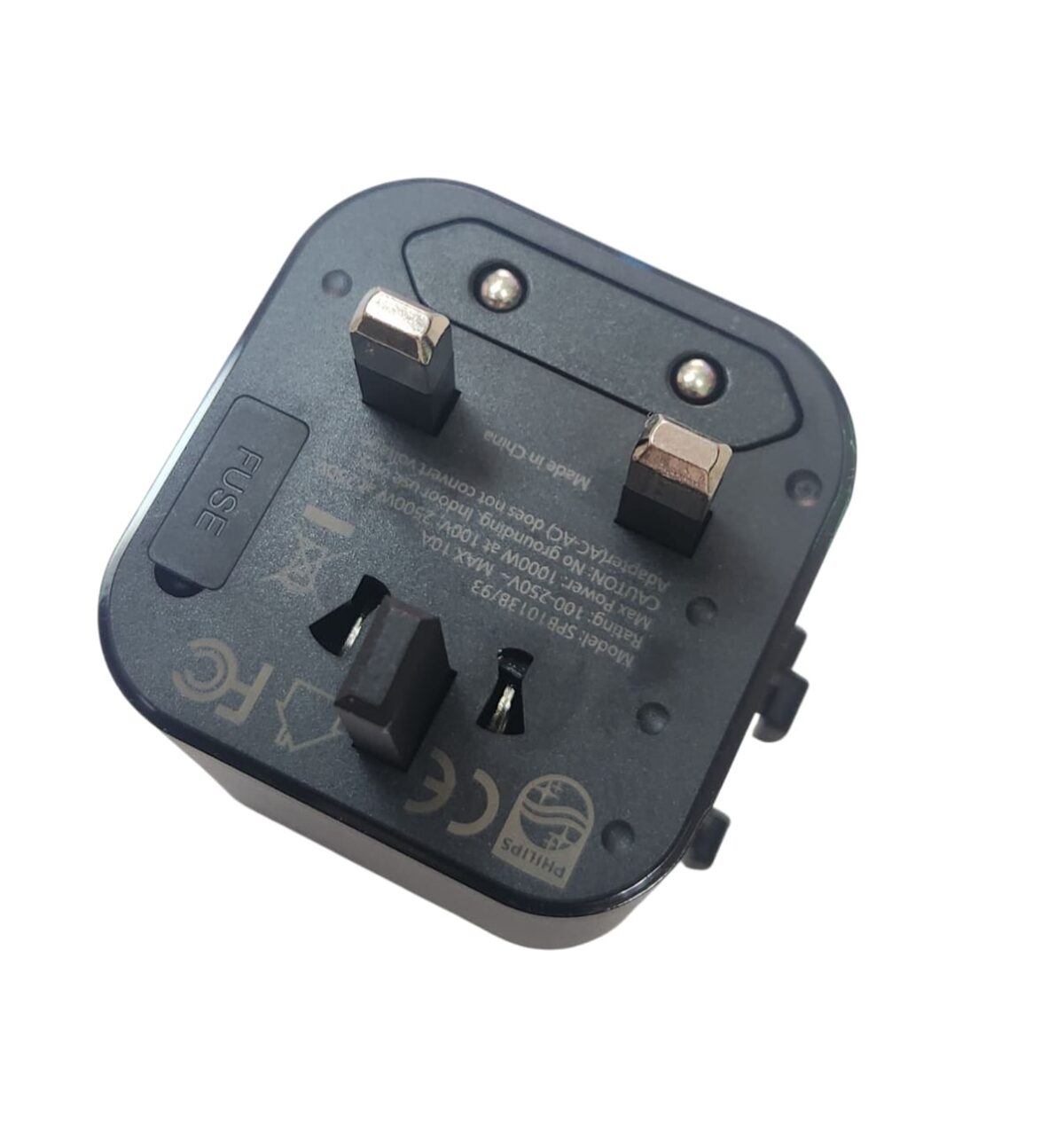 Adaptador de Enchufe de Viaje Philips Universal SPB10138/93 – Compatible UK/US/EU/AU - Image 4