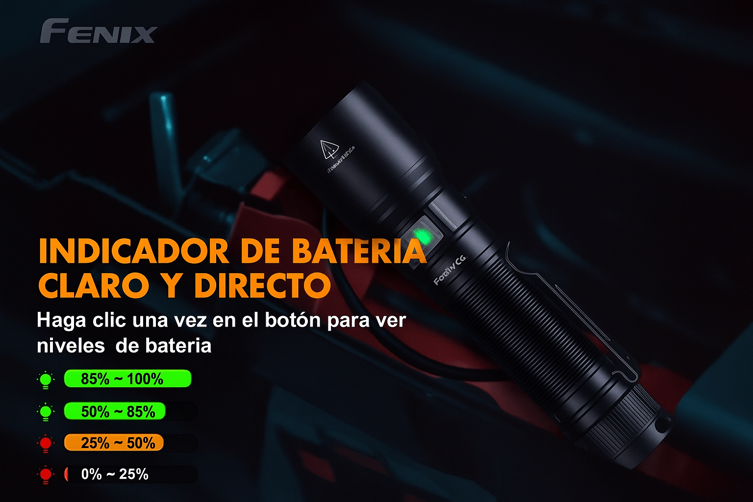 Linterna Tactica Fenix C6 - Image 6