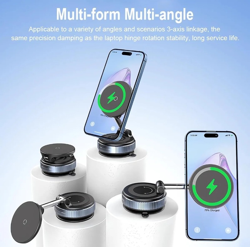 Soporte De Celular Magnético Con Sopapa Para Auto C-02 - Image 7