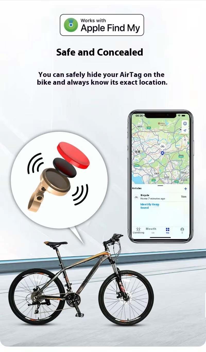 Loshall Tag iOS para Bicicleta Luz Trasera Antirrobo - Image 4