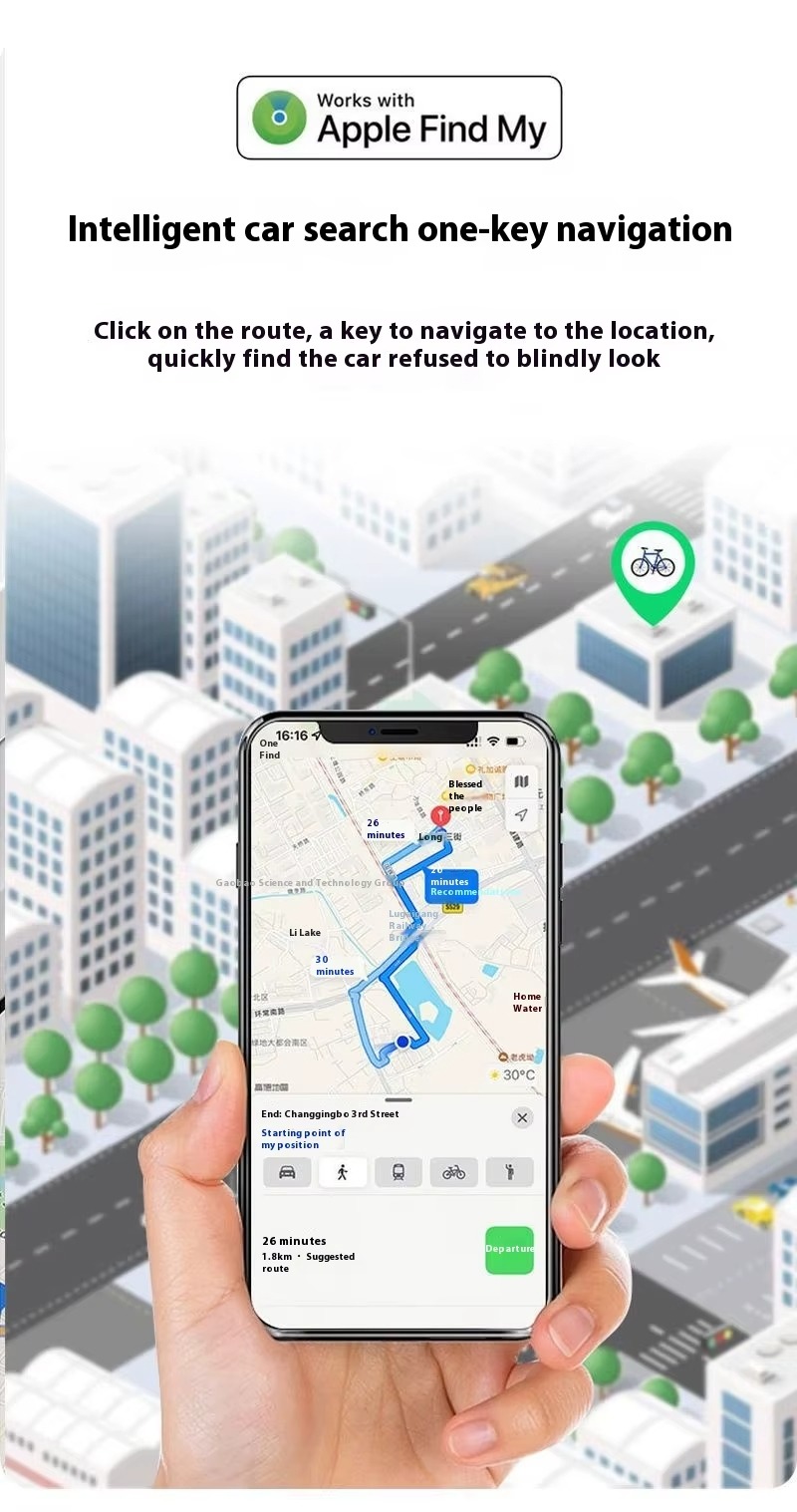 Loshall Tag iOS para Bicicleta Luz Trasera Antirrobo - Image 2