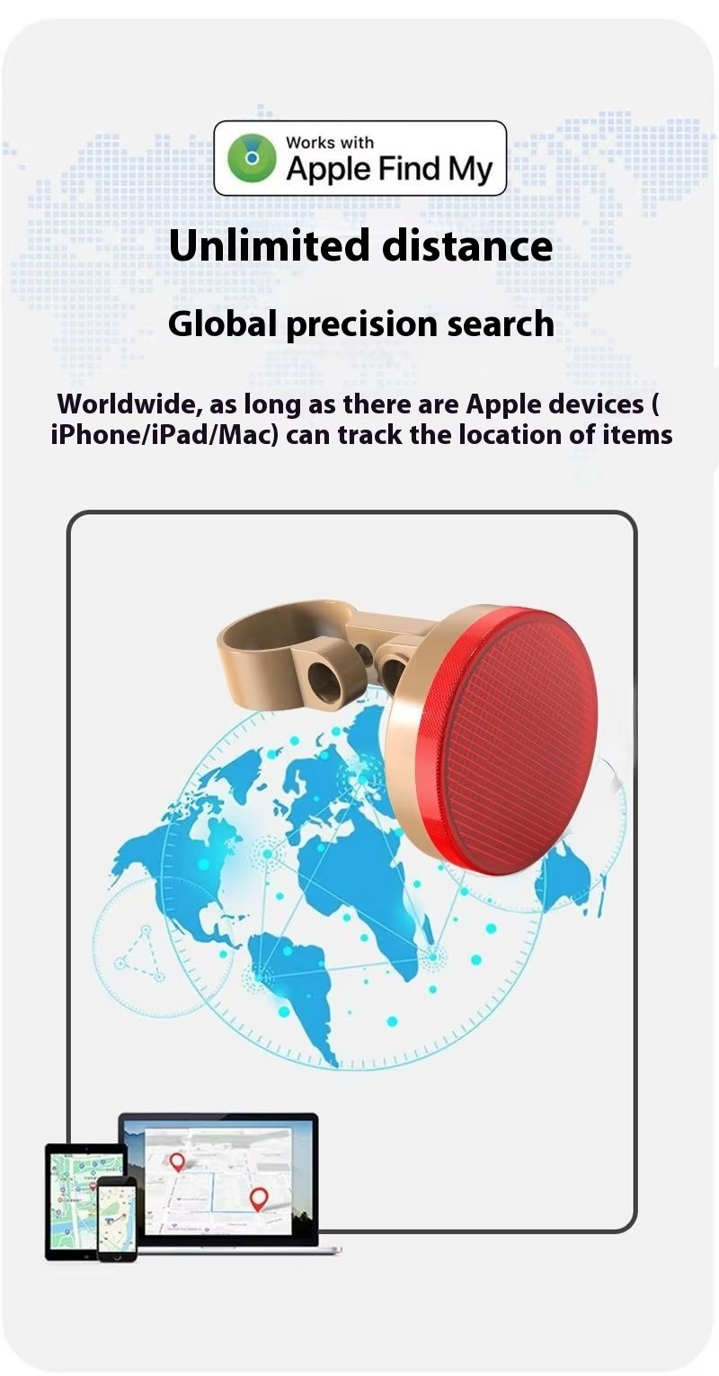 Loshall Tag iOS para Bicicleta Luz Trasera Antirrobo - Image 3