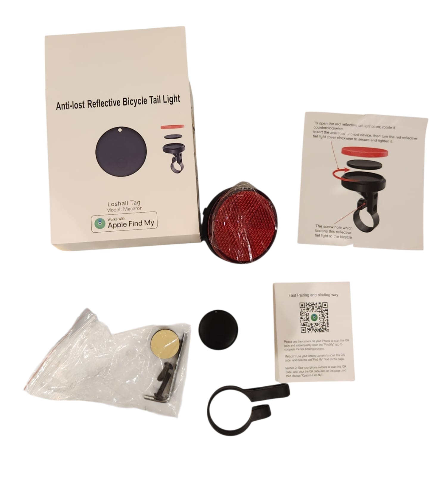 Loshall Tag iOS para Bicicleta Luz Trasera Antirrobo - Image 13