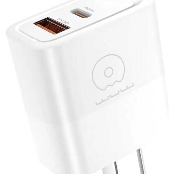 Cargador WUW C164 GaN 30W PD USB + Type C Carga Rápida