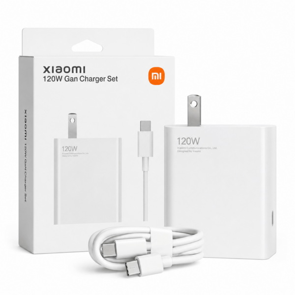 Cargador Xiaomi 120W GaN USB-C con Cable Tipo C Charger Set