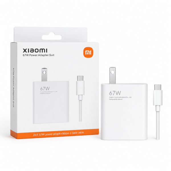 Cargador Xiaomi 67W USB-C con Cable Tipo C Power Adapter Suit