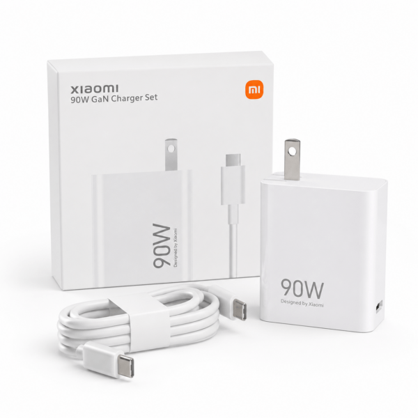 Cargador Xiaomi 90W GaN Charger Set con Cable USB-C