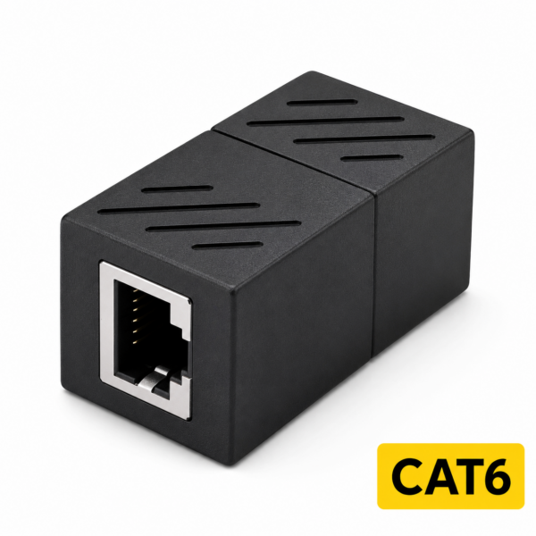 Adaptador RJ45 Hembra a Hembra CAT6 10/100/1000 Mbps