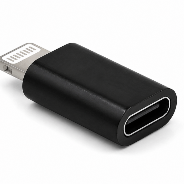 Adaptador USB-C Hembra a Lightning Macho Para iPhone iPad Carga